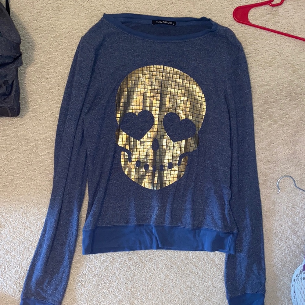 Wildfox Skull Pullover